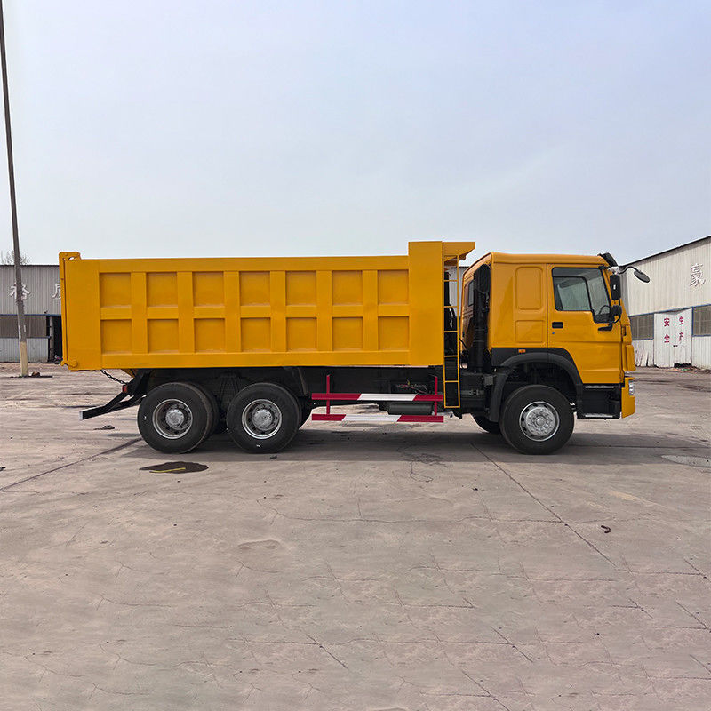 左方向 371HP HOWO 6*4 エンジニアリング輸送市場用の二手ダンプトラック