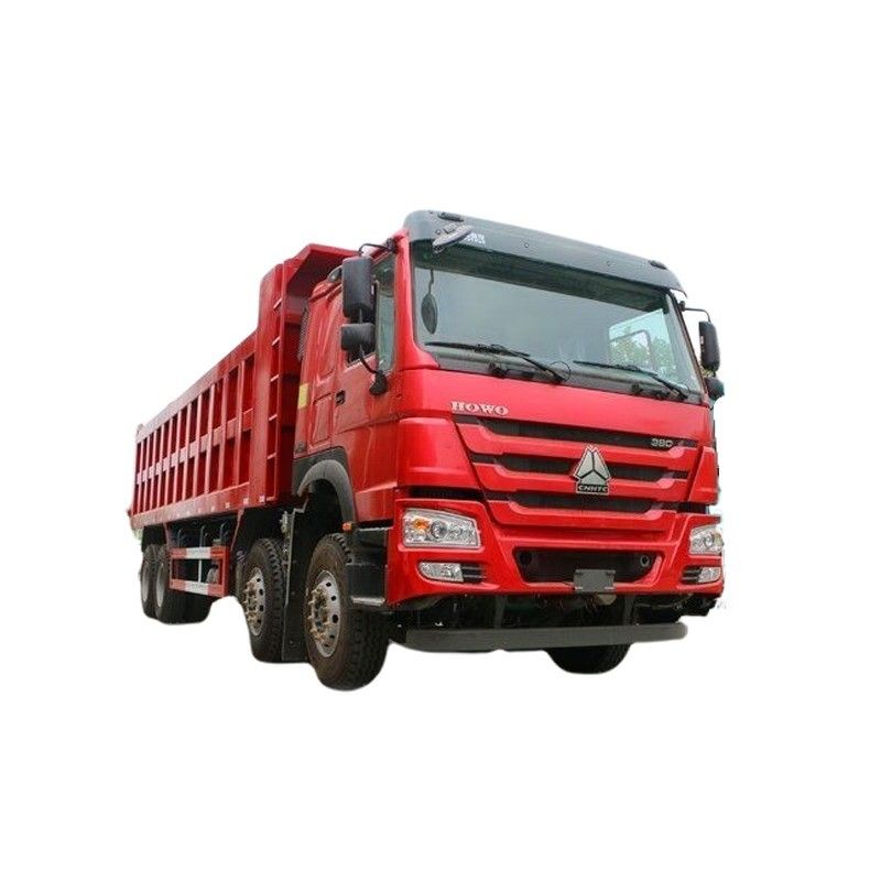 Howo 8x4 371hp 50ton Euro 2 運転 中古ゴミ捨て車 中古ゴミ捨て車