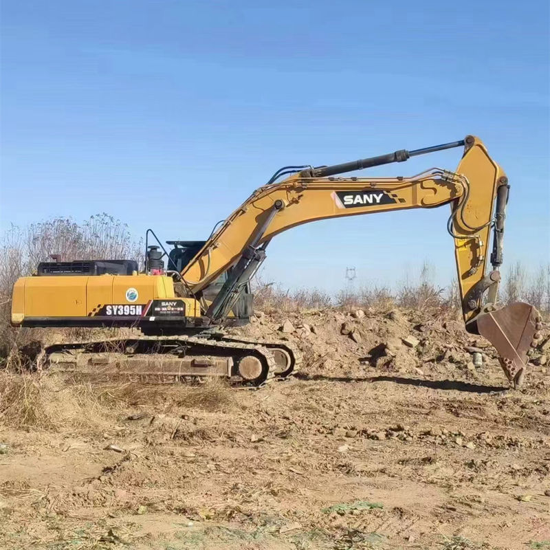 SANY 395h 掘削機 40トンのクローラー掘削機 245kN バケット掘削力