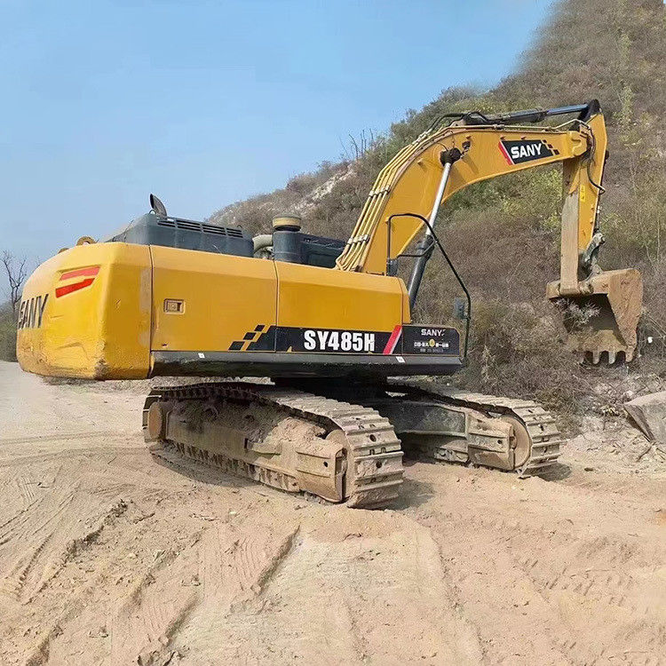 SANY SY485H 2.2-3.1m3 バケツ容量の50トンのクローラー掘削機