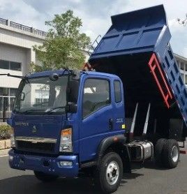 2人の乗客 ユンナイエンジン シノトラック ホマン 4*2 ミニティッパー ダンプトラック 8-12トンの軽トラック
