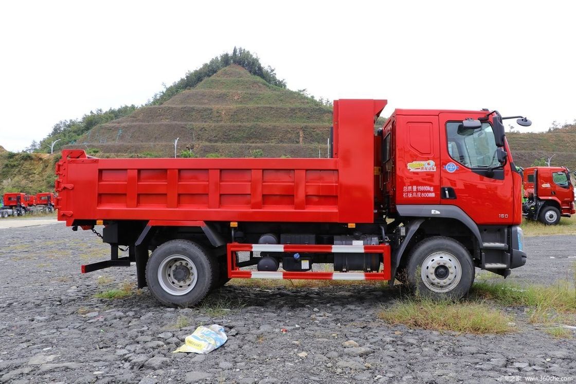 バックシフト番号2 245HP ドンフェン 4x2 建設用ダンプトラック 15-20T