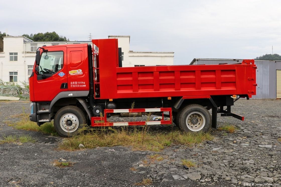 バックシフト番号2 245HP ドンフェン 4x2 建設用ダンプトラック 15-20T