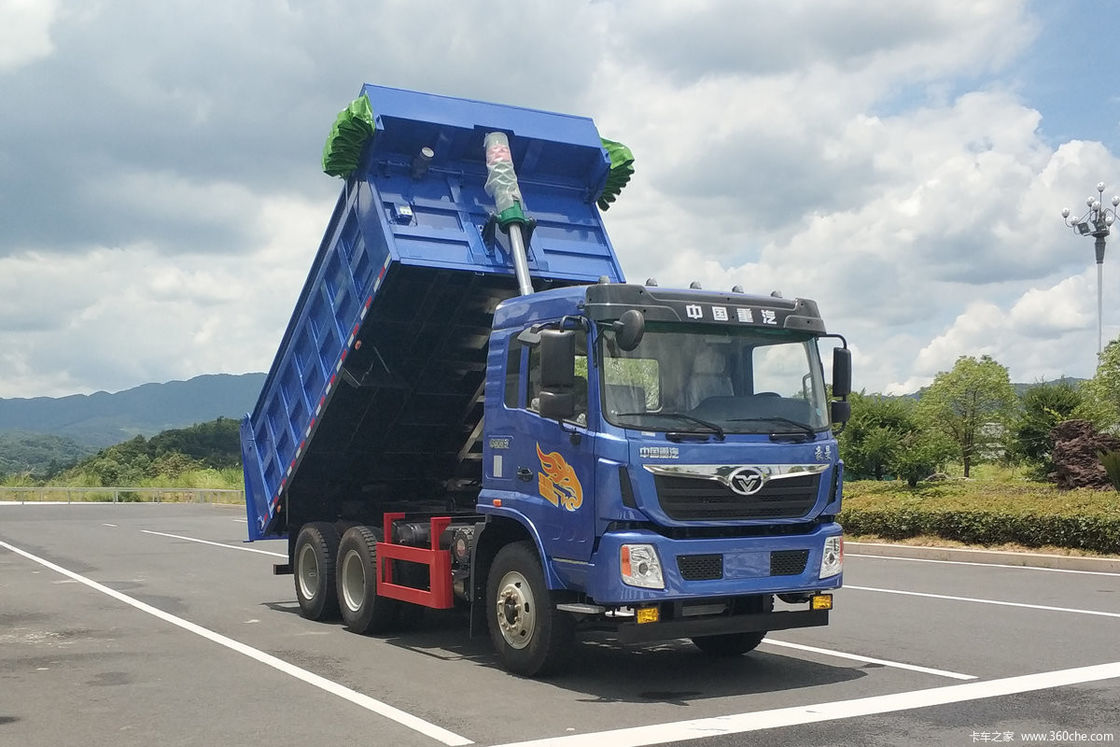 12輪ディーゼルエンジン LHD RHD 8*4/6*4 インフラストラクチャ輸送用ダンプトラック