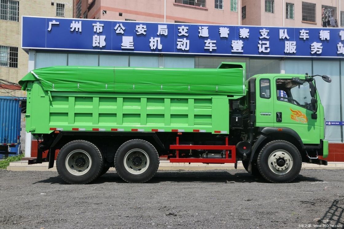 ESCシステム 12ホイールディーゼルエンジン LHD RHD 6*4 Euro 2 排気基準のダンプトラック