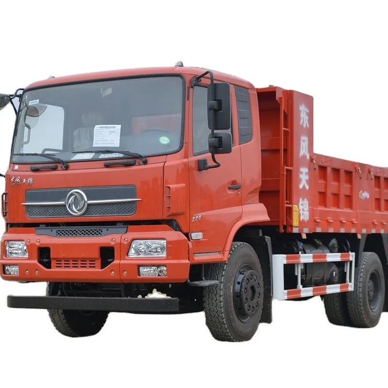 240HP ドンフェンダンプトラック 4x2 左手運転 2人の乗客 建設用に最適