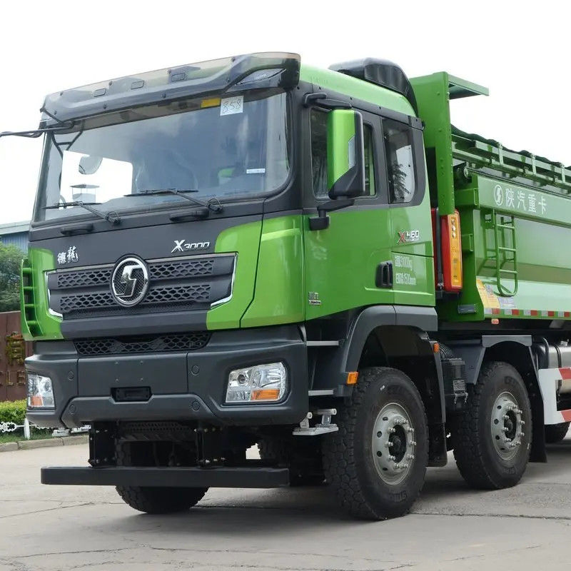 12ホイラー Shacman X3000 ダンプトラック ユーロ2 排気基準と後部カメラなし