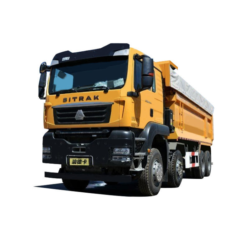 16トンの負荷容量 SITRAK G7W 8x4 400HP クルーズコントロールなしのティッパーダンプトラック