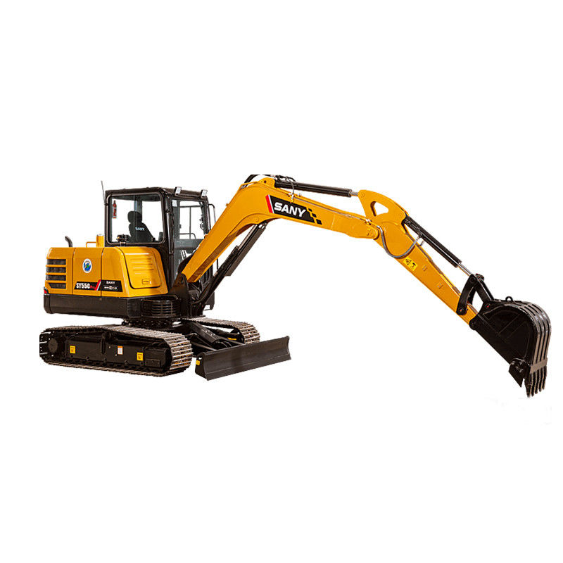 使用済みSANY SY55C 5.5トンの掘削機 低労働時間 0~2000年 2016~2020年