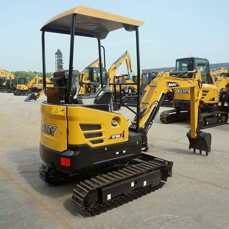 SANY SY16C 輸入水力ポンプと3665mmの掘削高度を持つ1トンのミニ掘削機