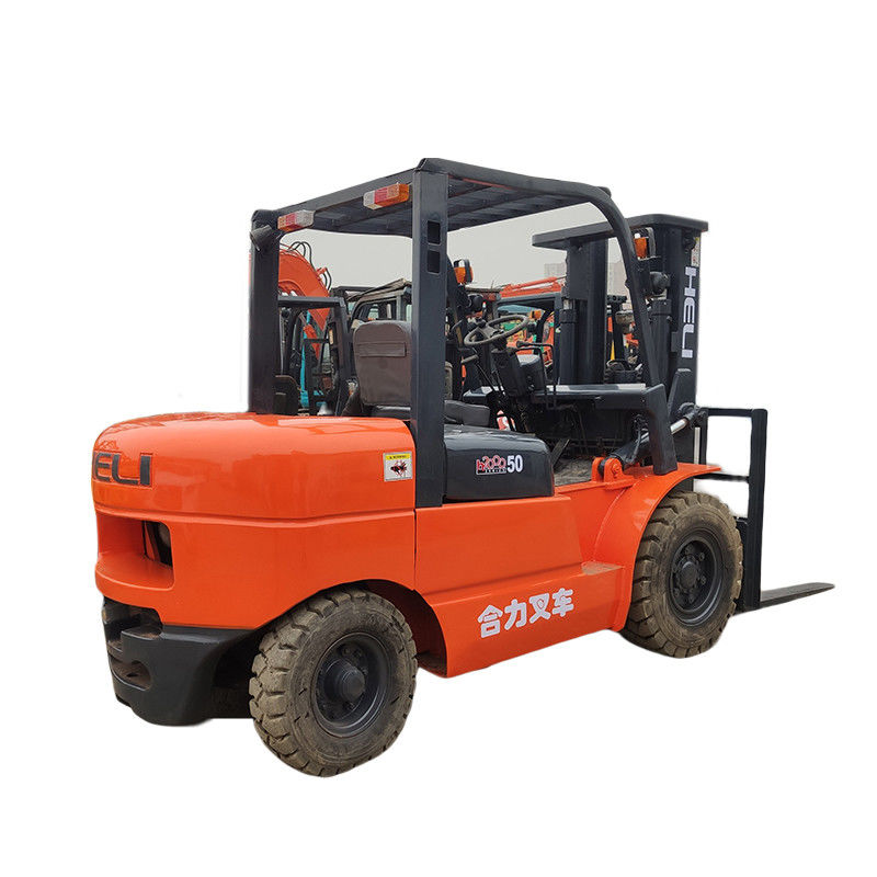 使用済みヘリフォークリフト 5.5トン 状態良好 ディーゼル/電気 オプションと手頃な価格