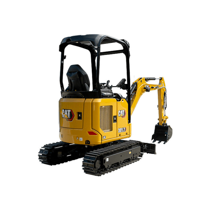 中国製 Cat 301.7CR 2トンのミニ掘削機で,最大掘削半径は2400mm