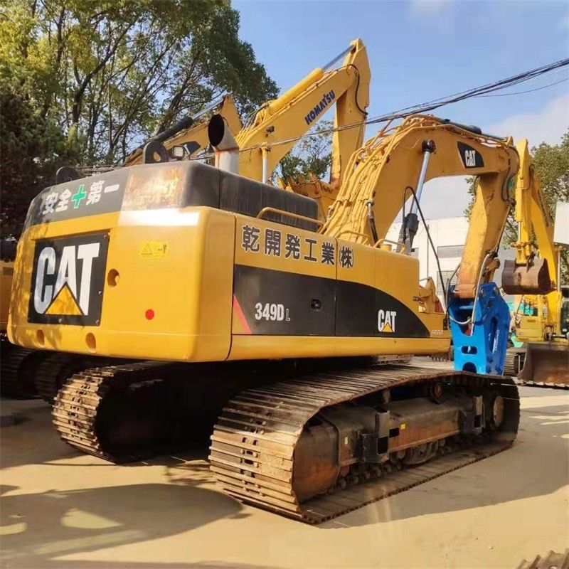 使用済み CAT 349E クローラー掘削機 1.2M3 ボケット容量と2001-4000 作業時間