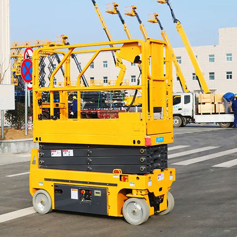持ち運び可能なシザリリフト 1550 kg 重荷 モバイル電気作業台 リフティングツール