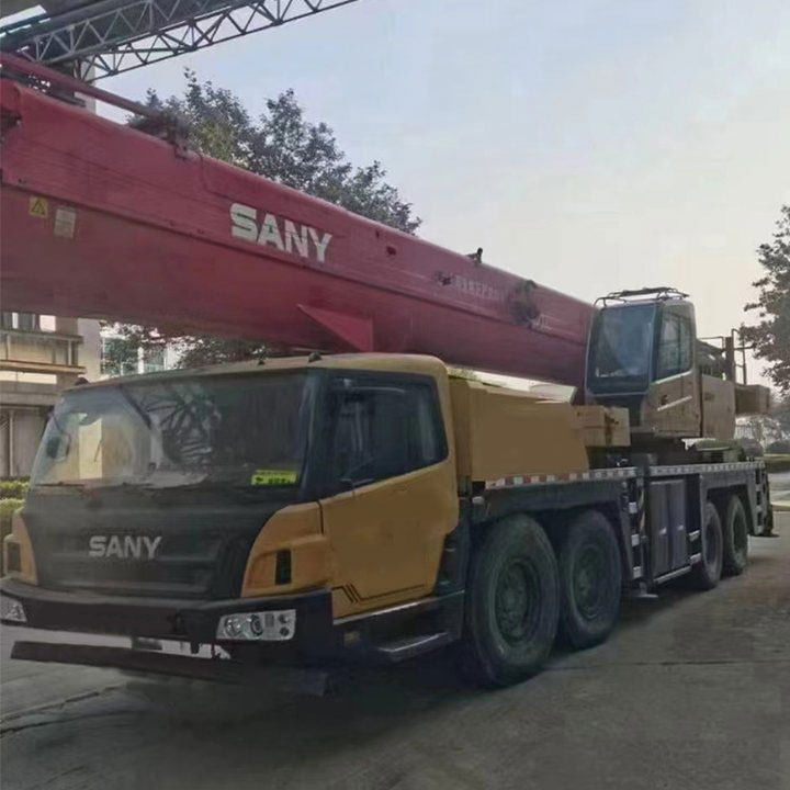 80000 kg 左方向 液圧トラック クレーン 80トン STC 800 中古 Sany クレーン トラック