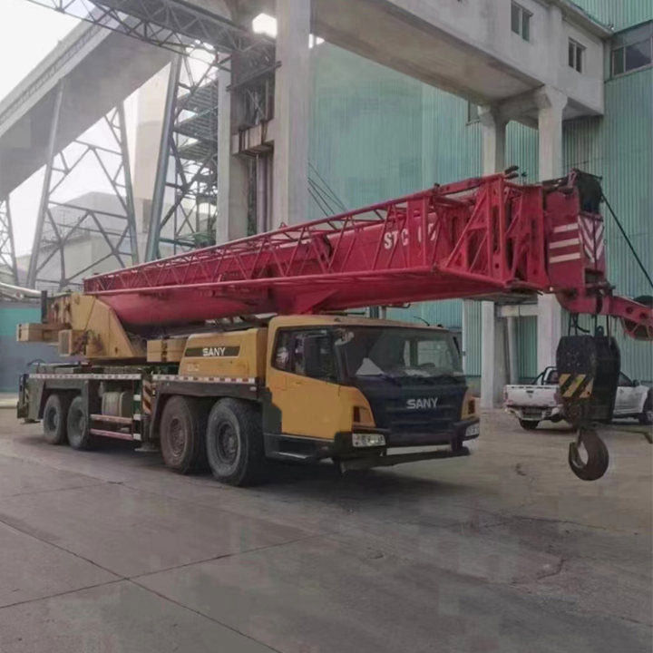 80000 kg 左方向 液圧トラック クレーン 80トン STC 800 中古 Sany クレーン トラック