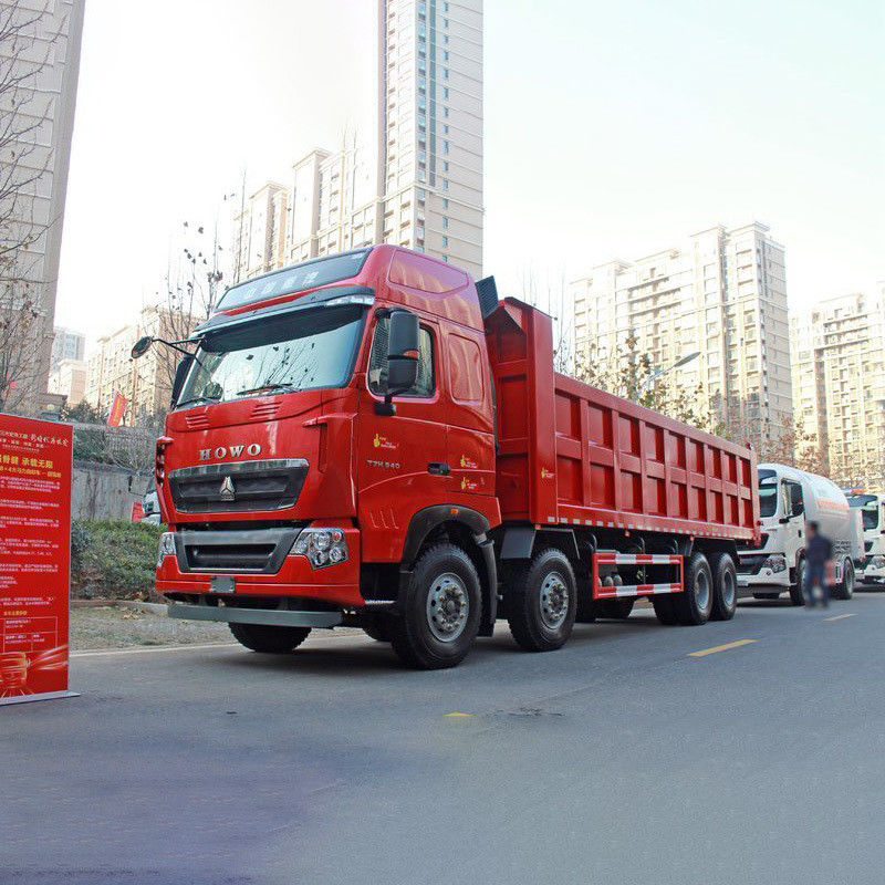 HOWO シノトラック 8*4 ドライブ ダンプ トラック エンジニアリング 輸送 手動 エアコン