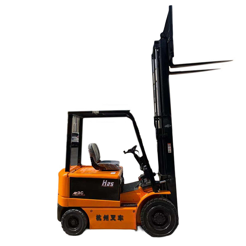 ミニコンパクト電動フォークリフト 2.5 トン 2 ドアフレーム フォーク幅150m 生産中