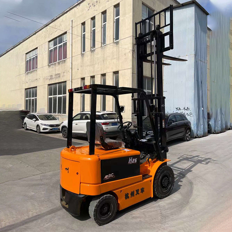 ミニコンパクト電動フォークリフト 2.5 トン 2 ドアフレーム フォーク幅150m 生産中