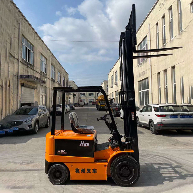 2ドアフレーム 4輪駆動 全地形電気フォークリフト 2.5トン 中古リチウム電池