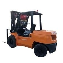 滑らないオフロードタイヤ 重荷荷や卸荷用の2トンの電気フォークリフト