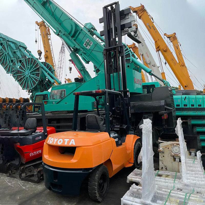 中古 TCM フォークリフト 105 トン 電動 ディーゼル ミニ テレハンドラー 倉庫 材料 処理