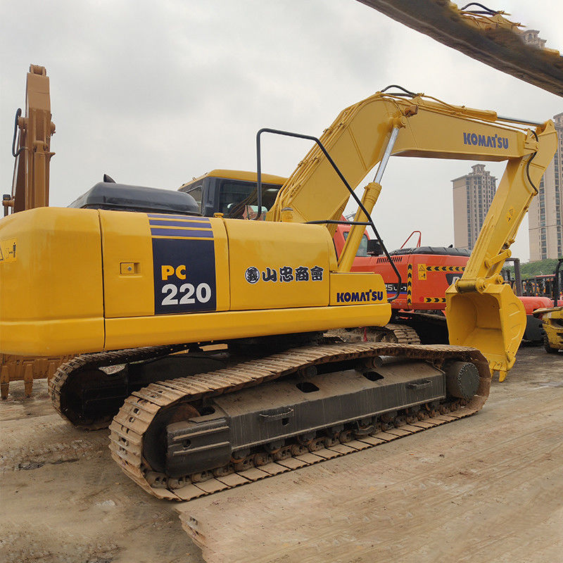 20トンのコマツー PC200-7 クローラー 0~2000時間の日本製古用掘削機