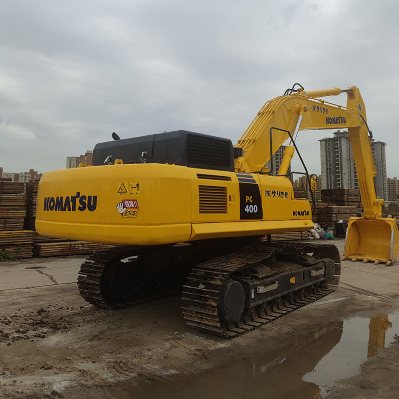 40トンのクローラー掘削機 日本製古掘削機 コマツー PC400-8 オリジナルエンジン