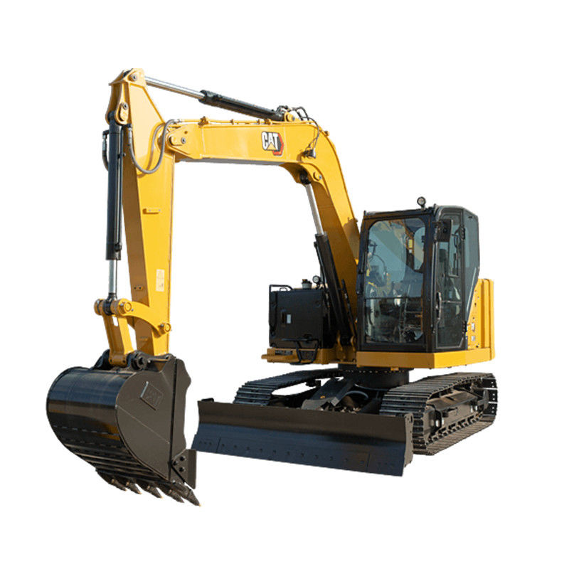 36.5/2400 定位電力を使った CAT 307.5 他の水力ポンプ付きの掘削機