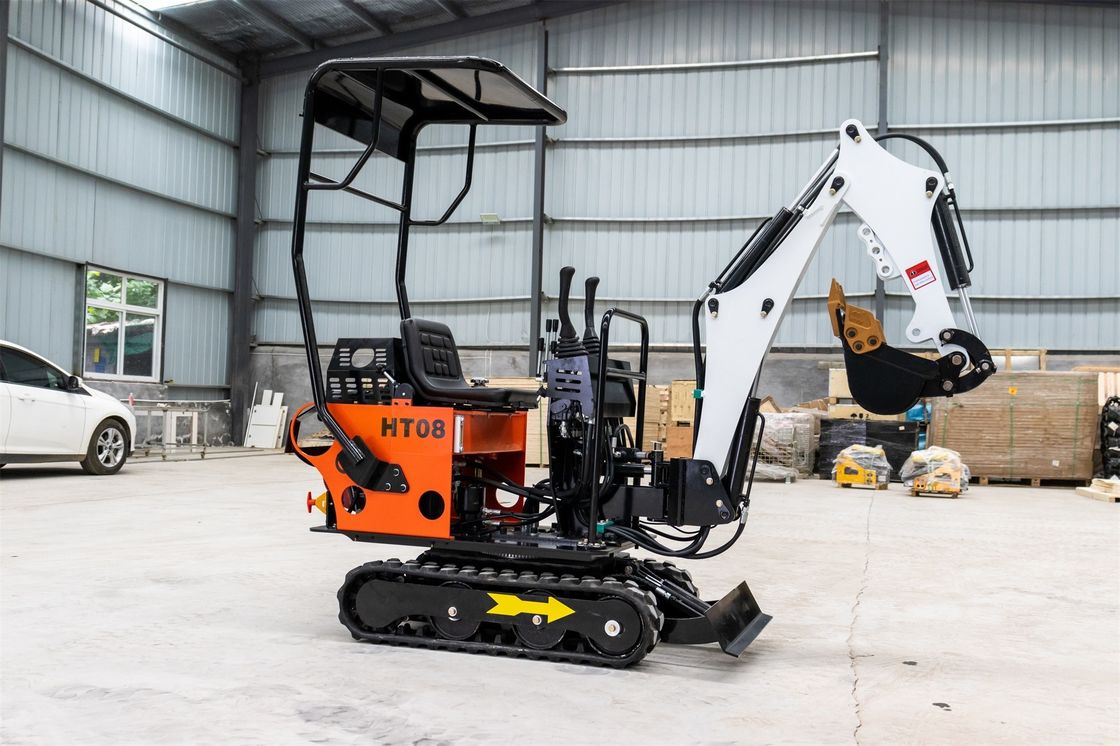 チャンガハイ エンジン 1 トン クローラー 掘削機 1140mm のトラック 接地 長さ の ミニ 掘削機