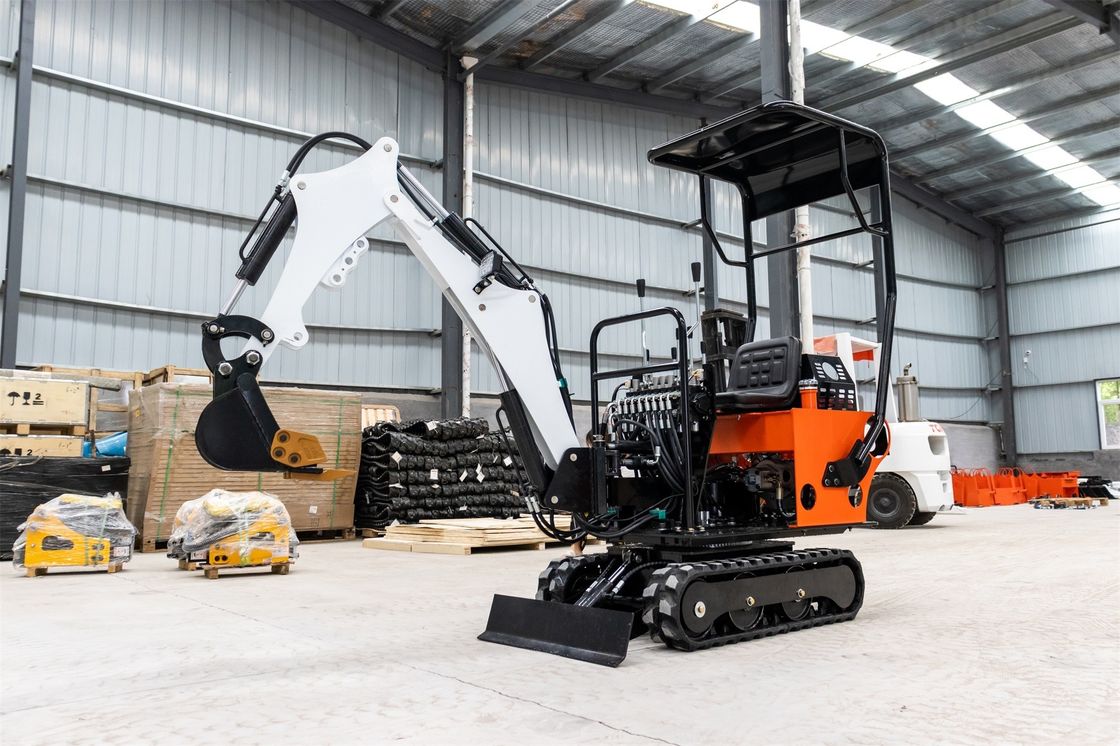 チャンガハイ エンジン 1 トン クローラー 掘削機 1140mm のトラック 接地 長さ の ミニ 掘削機