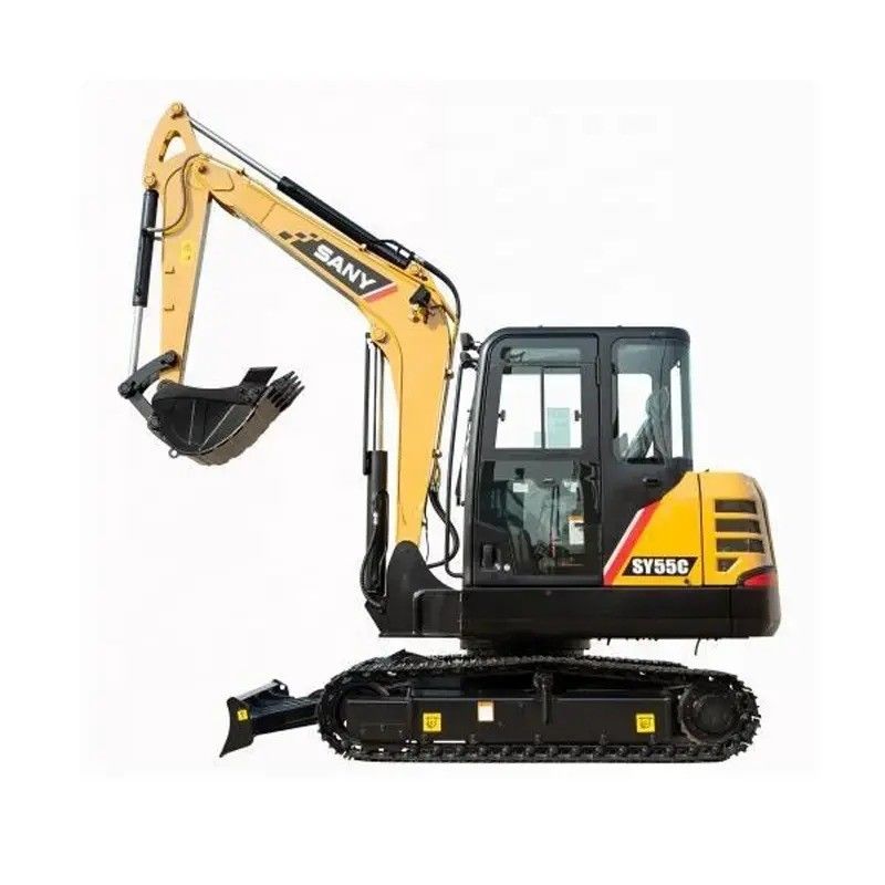 Sany 中古掘削機 SY55C Pro オリジナルエンジンと 5780 KG の機械重量