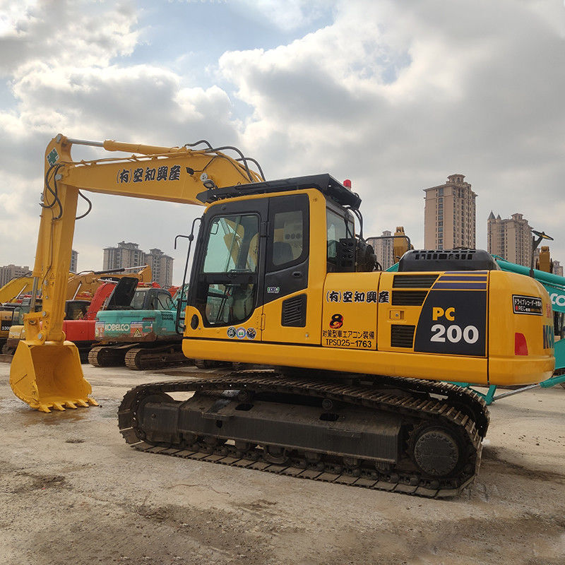 コマツー PC200-8 掘削機 20 トン クローラー掘削機 最大掘削深さ 6620 mm
