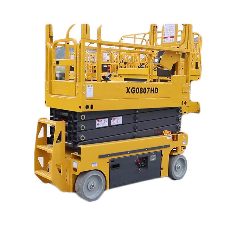 4輪駆動 12m 水力移動電気シザリ リフトプラットフォーム 電機