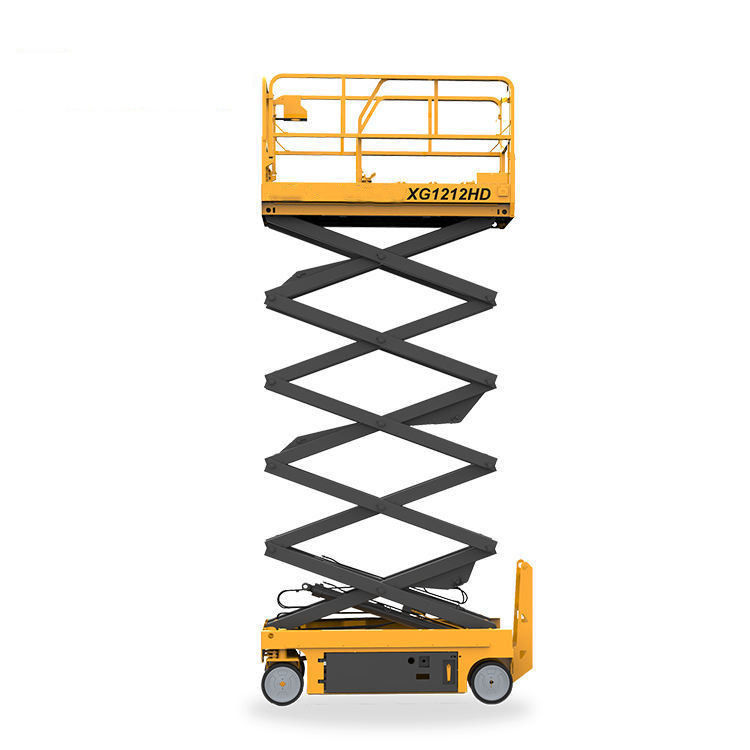 12m 電動プラットフォーム シザリリフト リフトメカニズムとテーブルサイズ 2277x1120mm