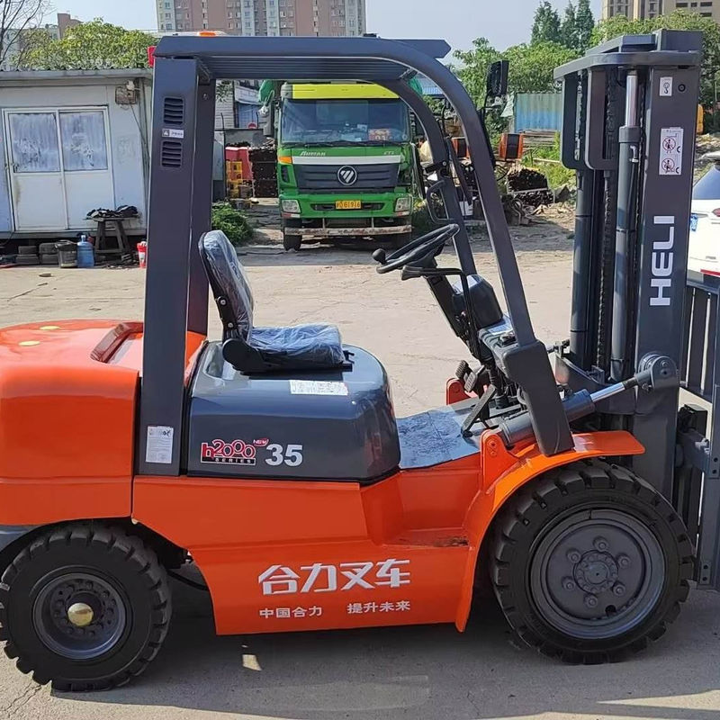 サービス後 ビデオ 技術サポート ヘリ 3 トン 使用済みフォークリフト ディーゼルフォーク 長さ 1070mm