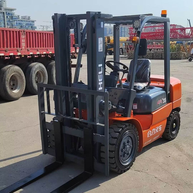 サービス後 ビデオ 技術サポート ヘリ 3 トン 使用済みフォークリフト ディーゼルフォーク 長さ 1070mm