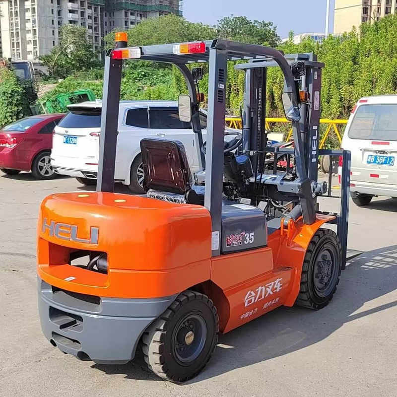 サービス後 ビデオ 技術サポート ヘリ 3 トン 使用済みフォークリフト ディーゼルフォーク 長さ 1070mm