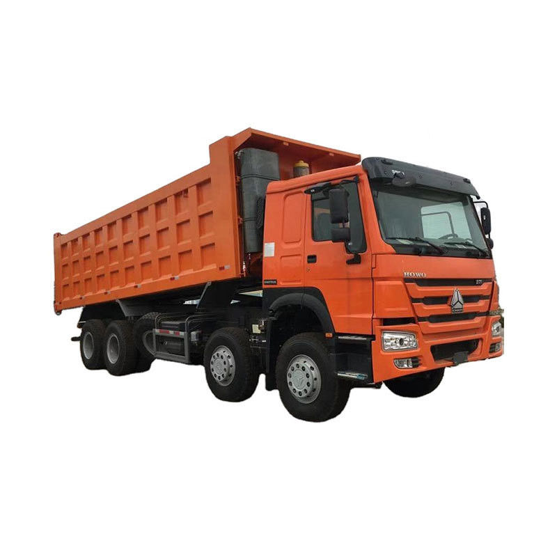 手動窓 SINO トラック 12ホイラー LHD 50tons 中古 8x4 中古 HOWO ターパーダンプトラック