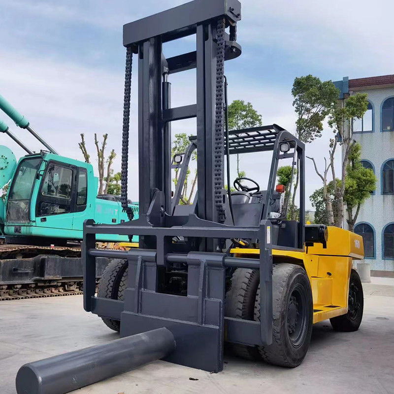 農場 16 トン ディーゼル用フォークリフト コマツー 4m リフティング高度とフォーク幅150m