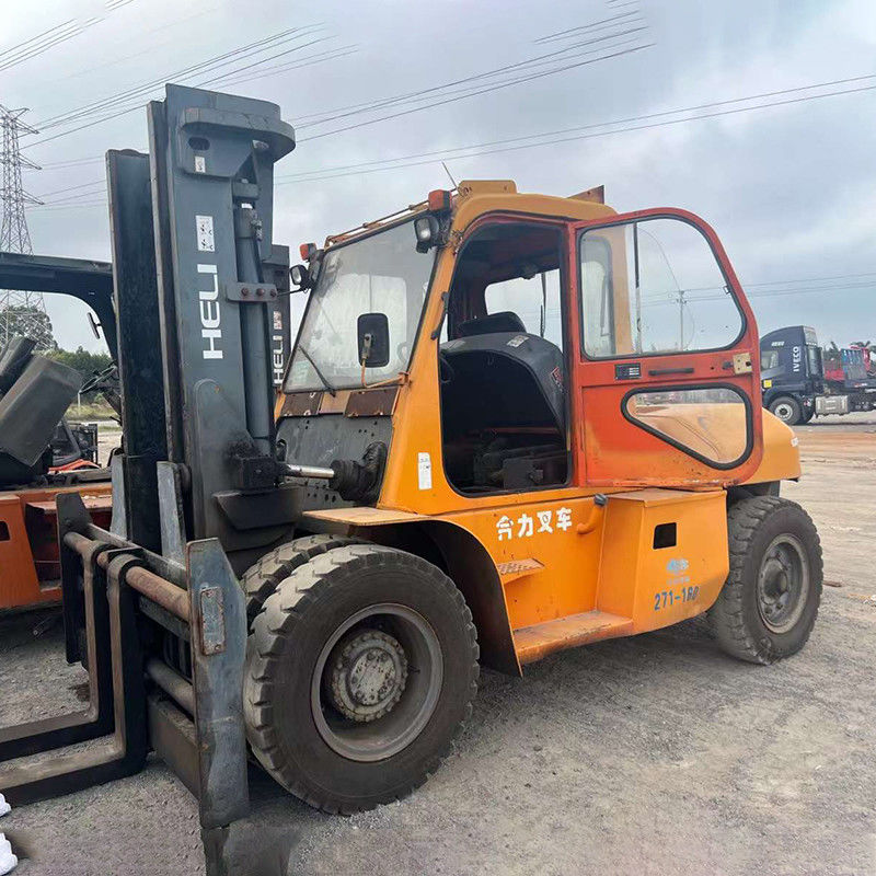 HELI 10 トンディーゼルフォークリフト 材料処理のための高容量手動トランスミッション