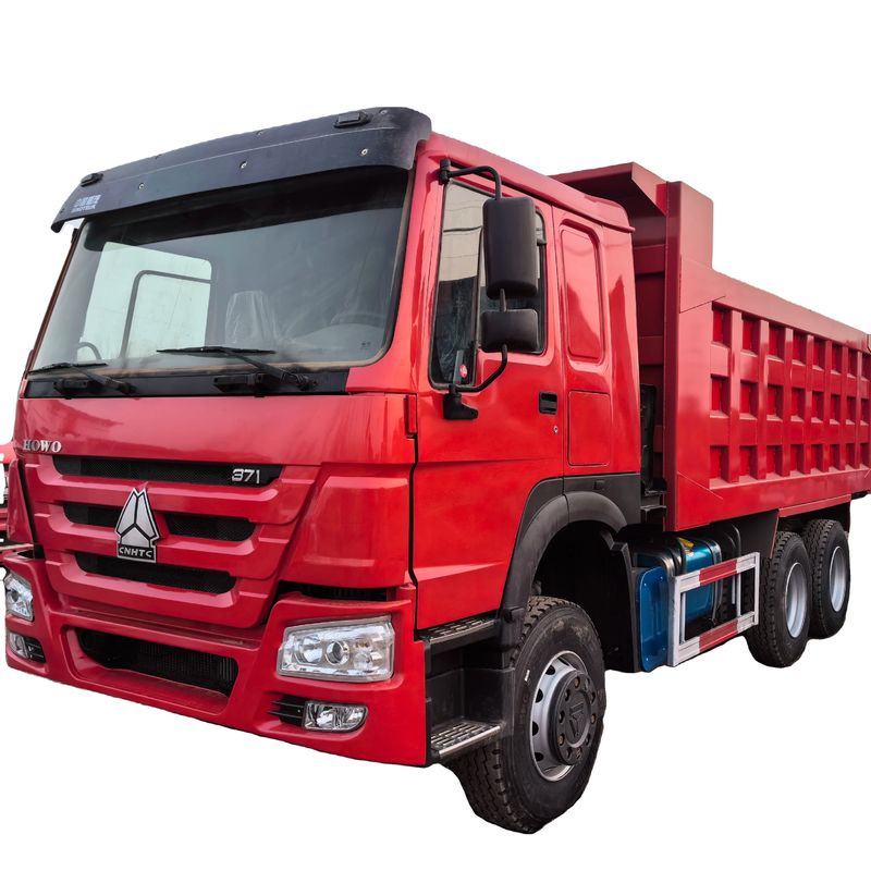 完全にリニューアルされた371HP 8X4 HOWOダンプトラック 6.2-8m 貨物タンク長さとABS