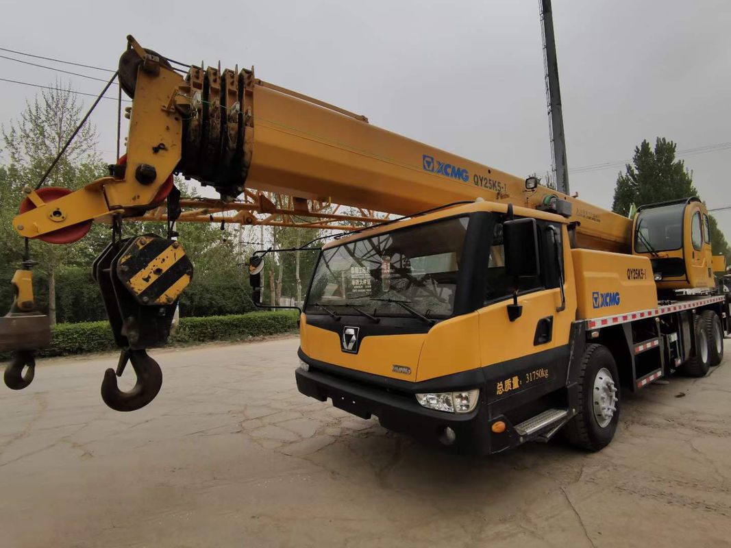 モバイルトラッククレーン WEICHAIエンジンの50トン 25K5の中古トラッククレーンの10%割引