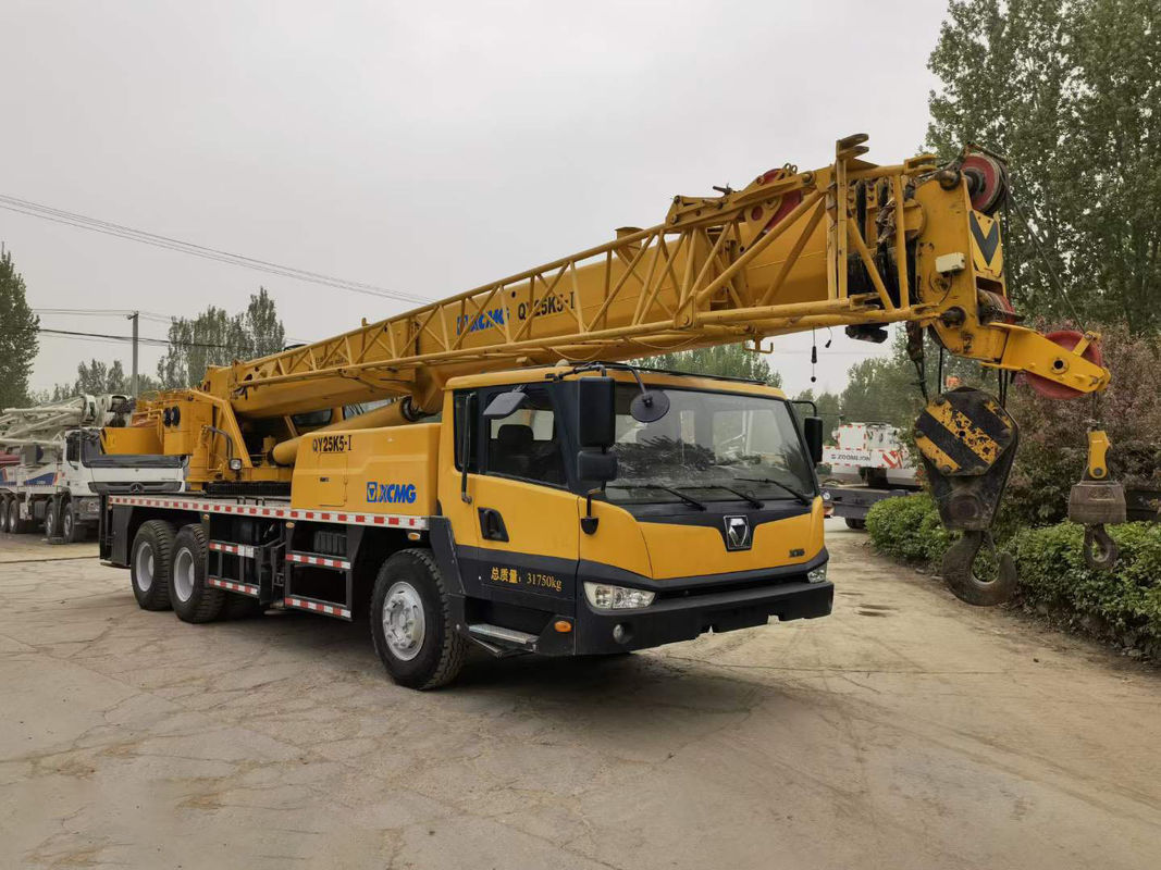 モバイルトラッククレーン WEICHAIエンジンの50トン 25K5の中古トラッククレーンの10%割引