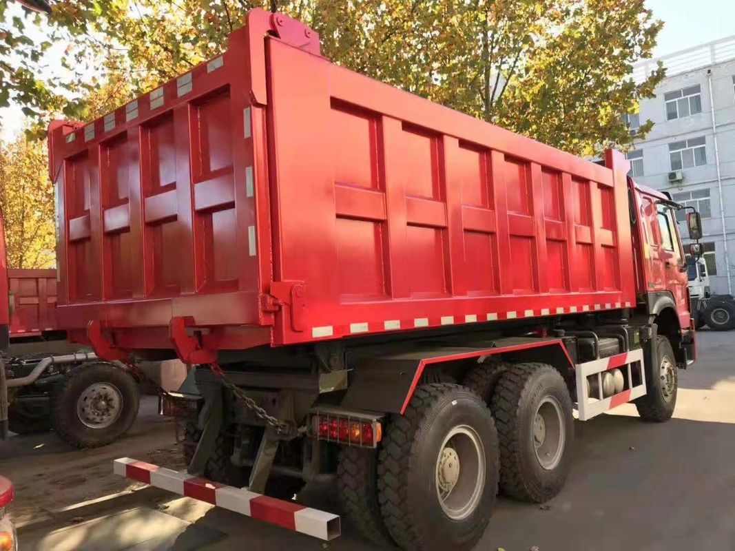 25-30T HOWO USED 6X4 DUMP TRUCK 前側 リフティング EURO II 371HP HW19710 シノトラック HOWO