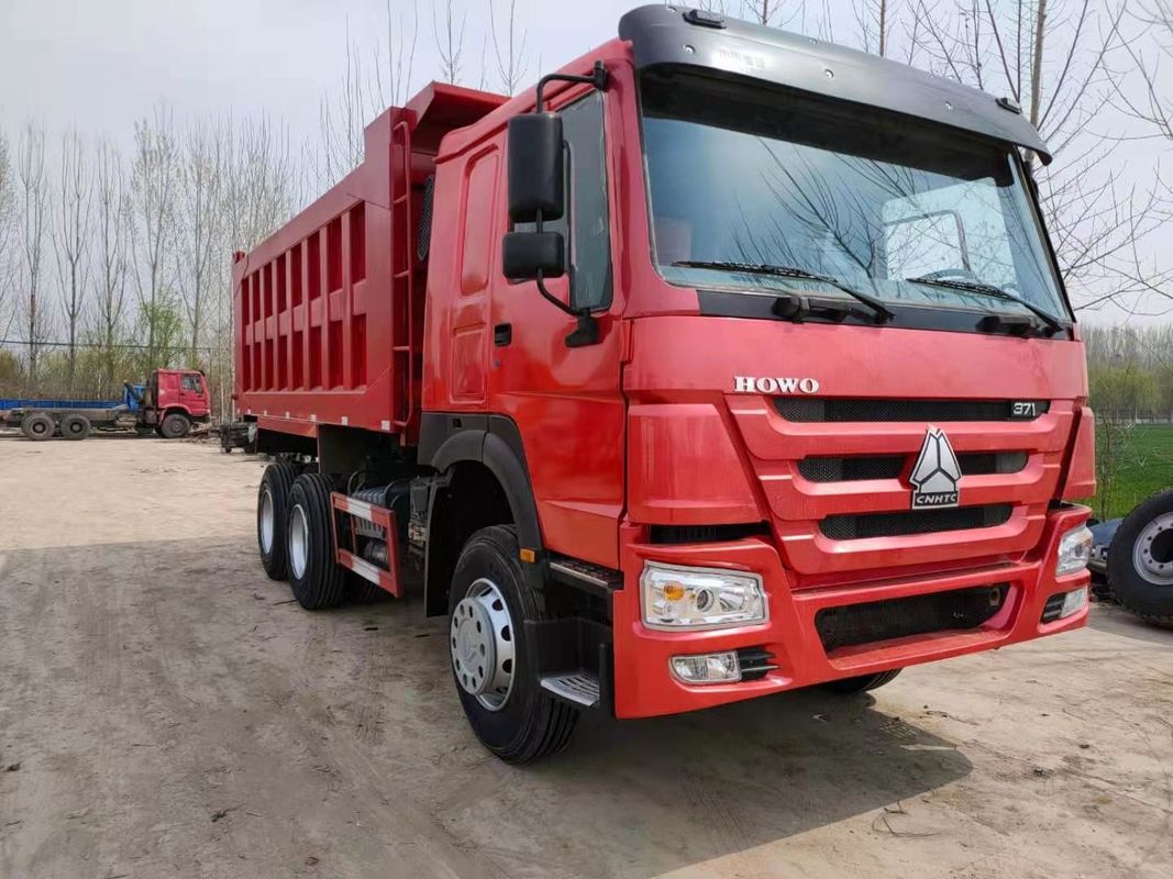 LHD SINO TRUCK HOWO 371HP 6*4 手動エアコン付き重用ダンプティッパートラック