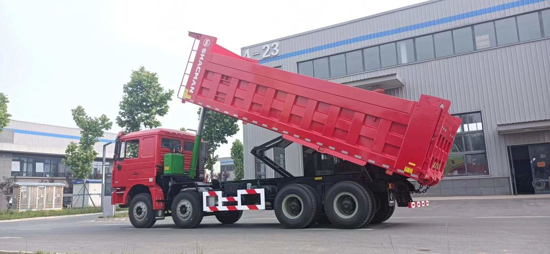 Shacman HOWO 380HP 8*4 重荷ダンプトラック ターパーダンパー ユーロ2排出基準