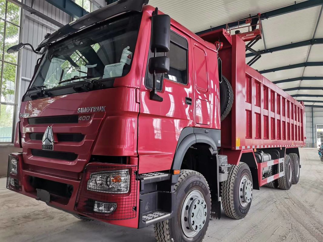 HWギアボックス SINO トラック HOWO 400HP 16ホイラー 8x4 重荷LHDダンプトラック