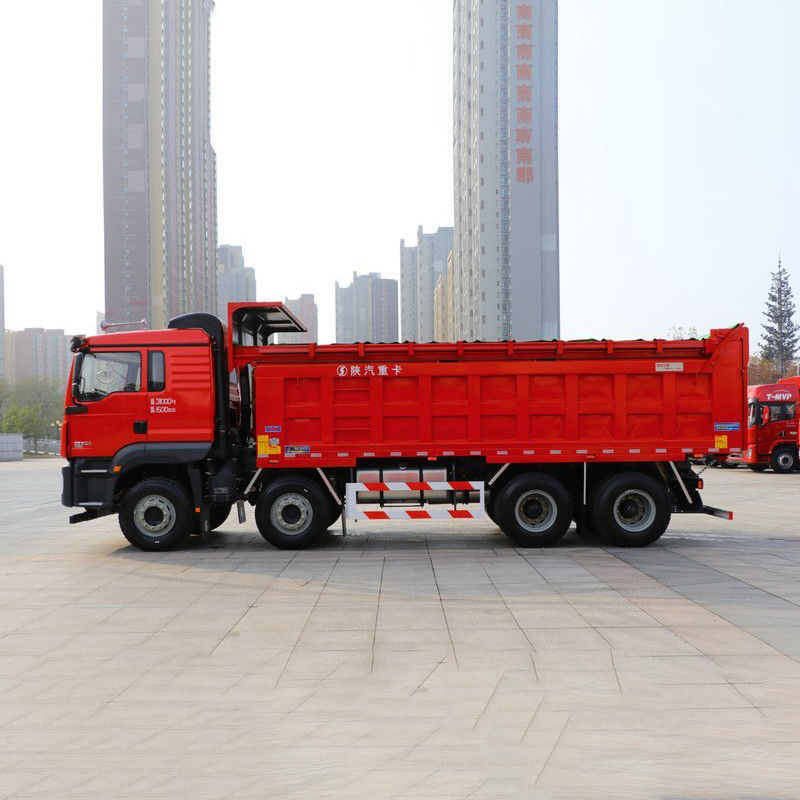 350hp 8x4 6.8m 12タイヤとユーロ2排出基準のシャックマンダンプティッパートラック