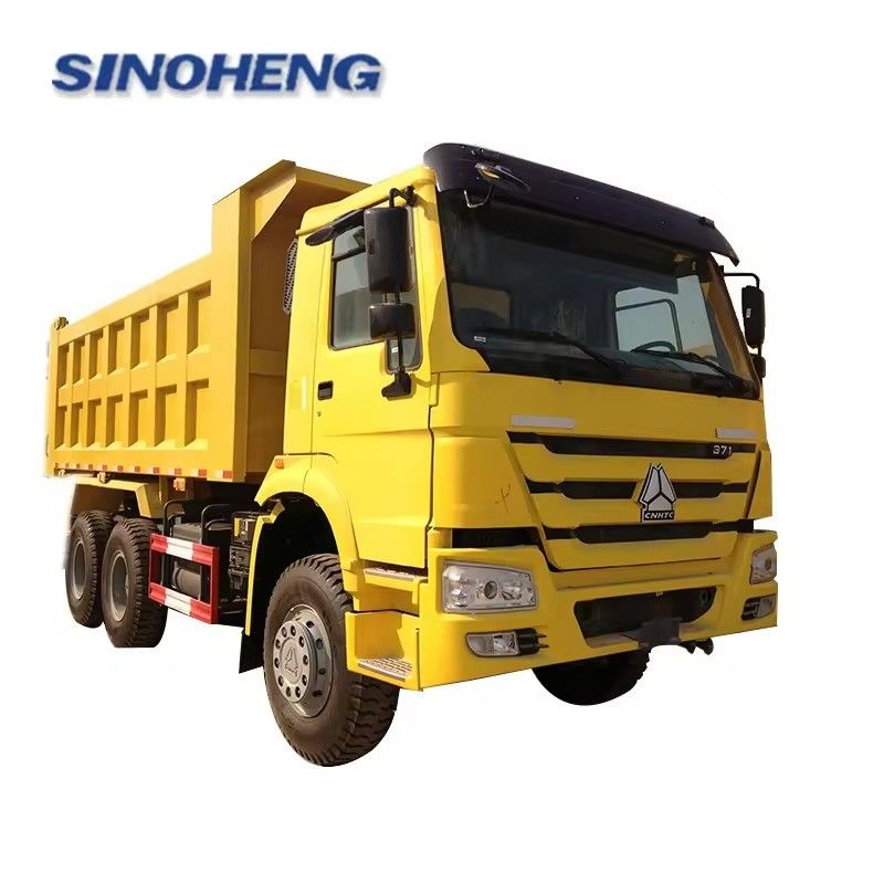 6×4ホイールドライブ SINOTRUK ホウ鉱山 20トン 25トン 371hp トンパートラック 中古ダンプトラック
